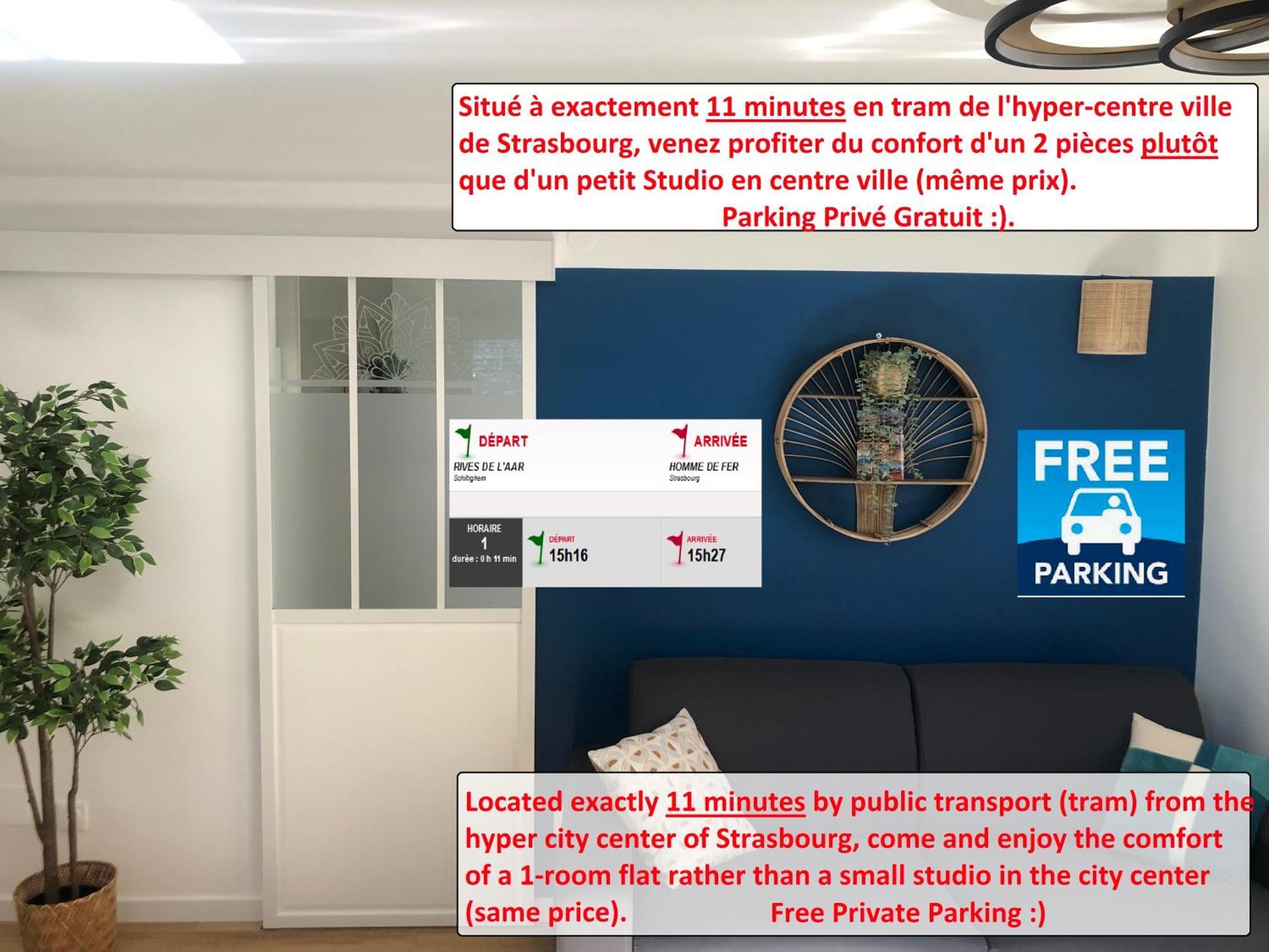 T2 - Tram Direct Strasbourg Centre Ville En 11 Min - Parking Gratuit Schiltigheim Exterior photo